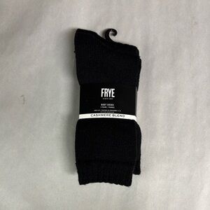 New Frye Socks Women’s 2 Pair Black Cashmere Blend Boot Socks Casual Activewear